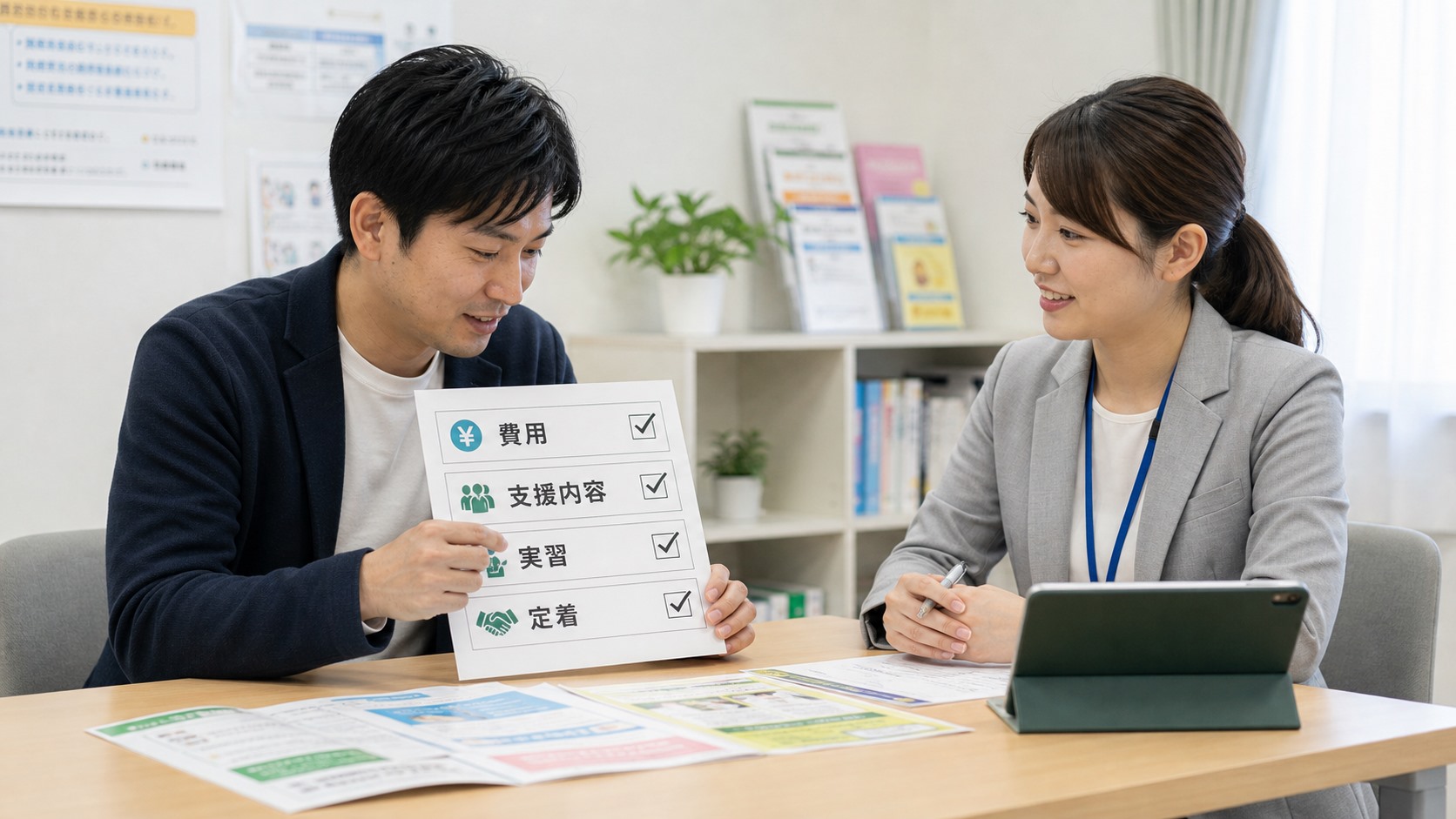 就労移行支援の見学で費用・支援内容・実習・定着支援を質問するチェックリスト