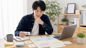 ASDとADHDの傾向がある大人が働きやすい職場条件を整理するイメージ