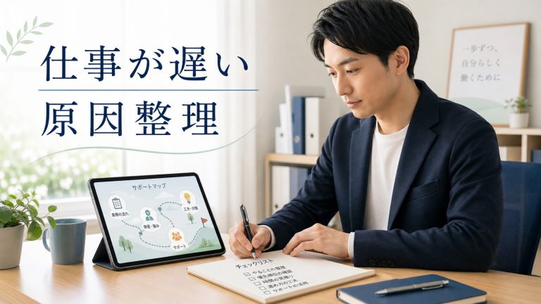 仕事が遅いのは発達障害？