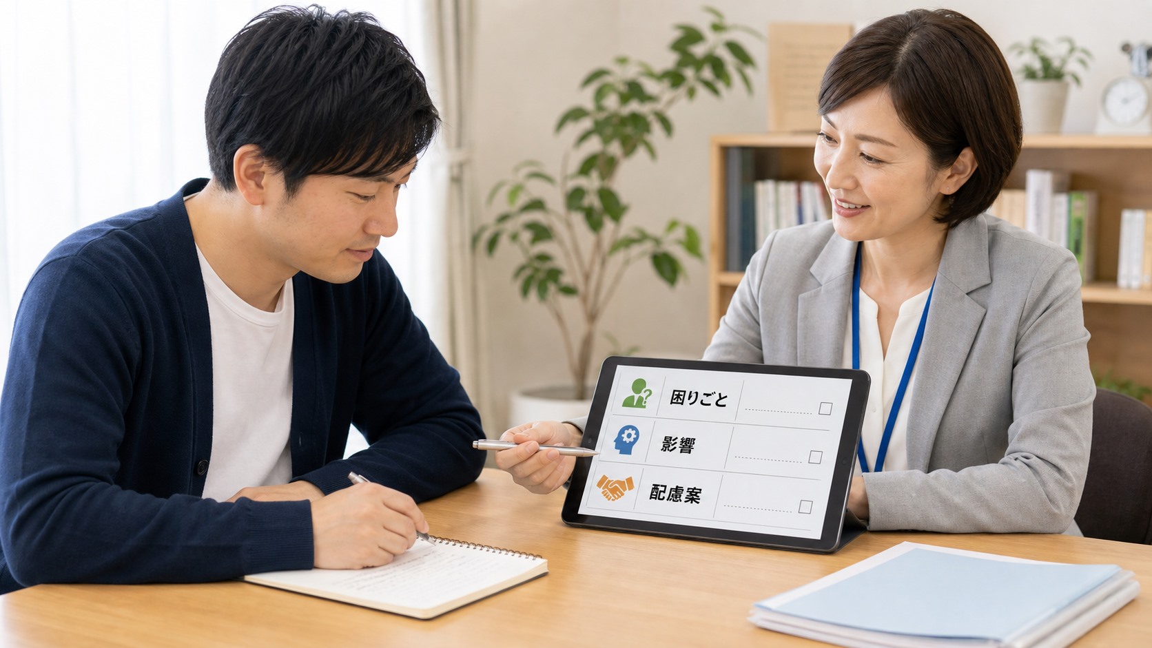 オープン就労で診断名より困りごとと配慮案を伝える流れ