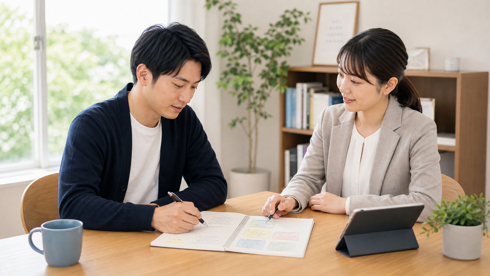 AQテストの結果を困りごと整理と相談準備につなげる前向きなイメージ